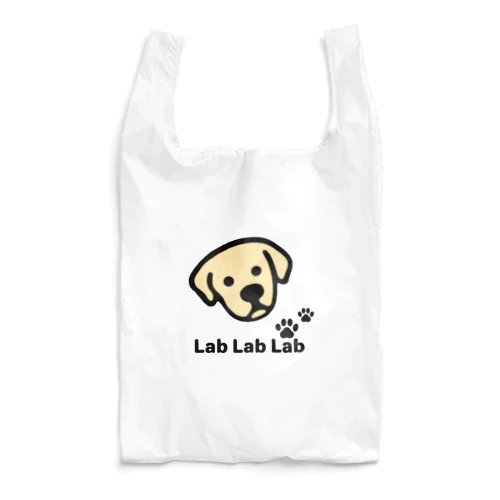 Lab Lab Labイエローラブラドール♡エコバッグ Reusable Bag