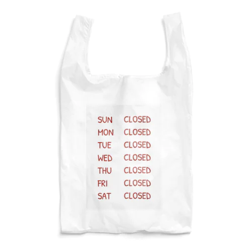 every day  CLOSED Reusable Bag