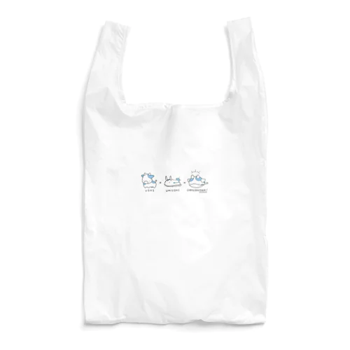 牛+ウミウシ=ウミウシさん[水色] Reusable Bag