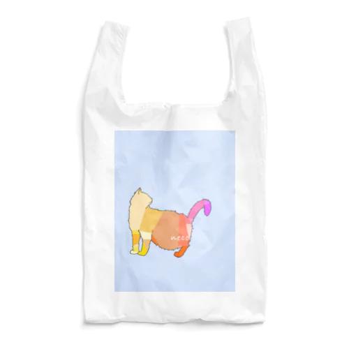 カラフルネコ Reusable Bag