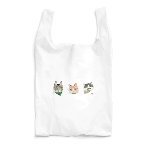 ねこたち Reusable Bag