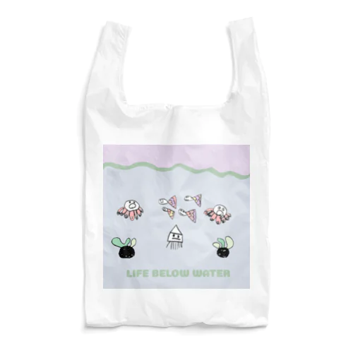 うみ あわ Reusable Bag