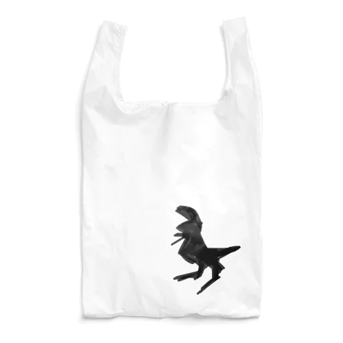 黒い恐竜 Reusable Bag