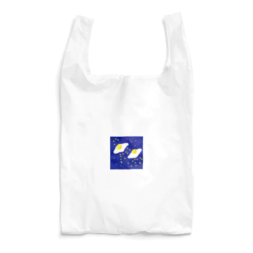 空飛ぶ目玉焼きらきら Reusable Bag