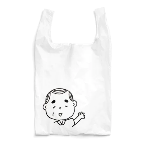 眉毛濃いおじさん Reusable Bag