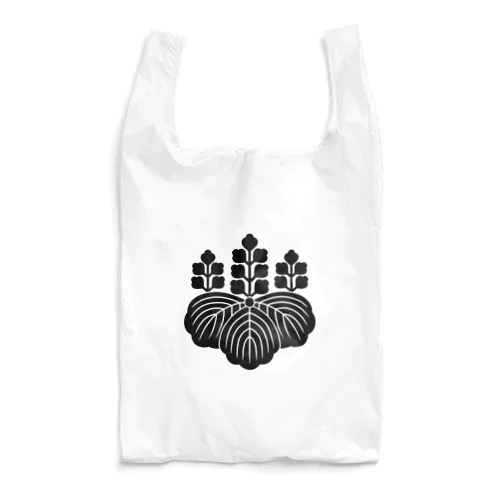 豊臣秀吉/太閤/五七の桐/ブラック Reusable Bag