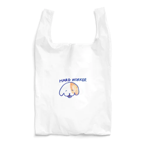 青とオレンジの世界　ハードワーカー Reusable Bag