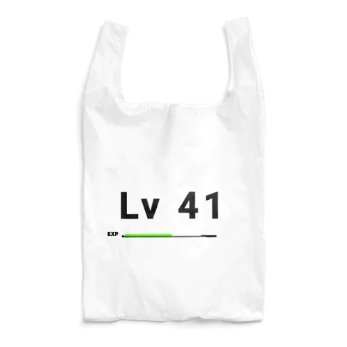 レベル41 レベルアップ 経験値バー Reusable Bag