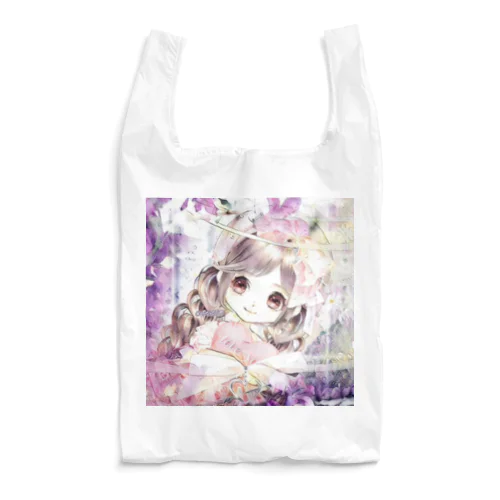 ♡可愛い女の子♡(紫) Reusable Bag