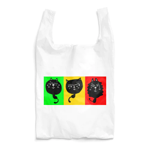 しんごうからーねこちん Reusable Bag