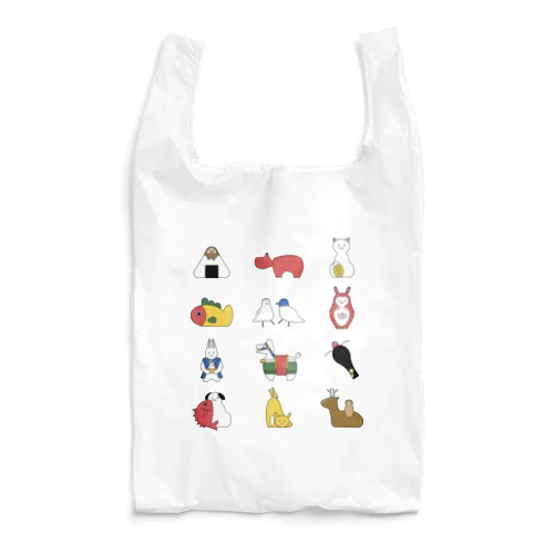 郷土玩具たち Reusable Bag