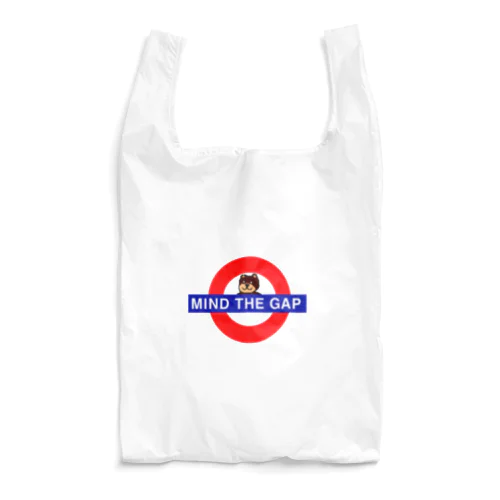 MIND THE GAP -ドットくまさん- Reusable Bag