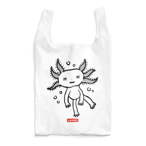 おとぼけ顔のウパさん_モノクロver Reusable Bag