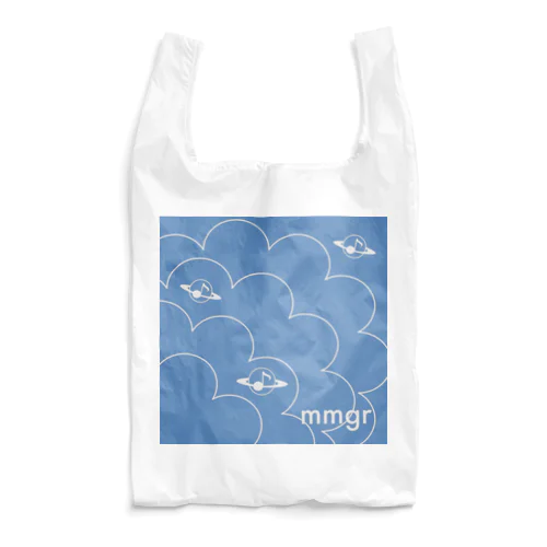 musical note ship [sky blue] Reusable Bag