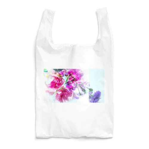 clear vivid flowers Reusable Bag