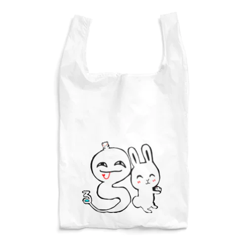 まったり仲間（白) Reusable Bag