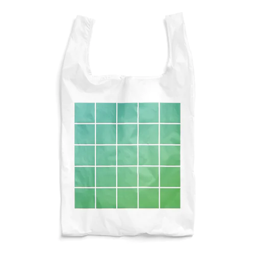 color tile-GREEN Reusable Bag