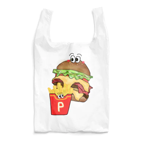 Wチーズベーコンレタスバーガーセット Reusable Bag