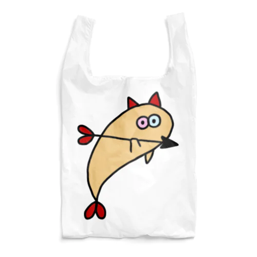 shrimp cat  Reusable Bag