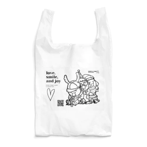 三兄弟。クリスマス。 Reusable Bag