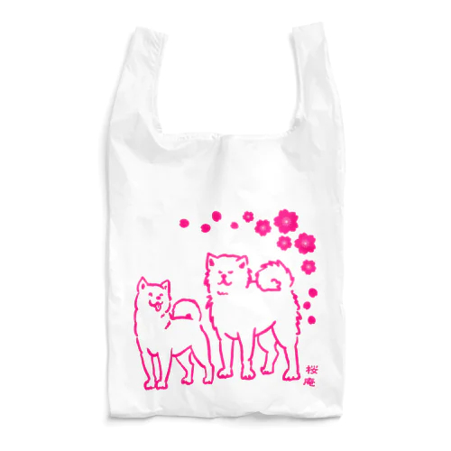 シャキッと秋柴🐶Pink Reusable Bag