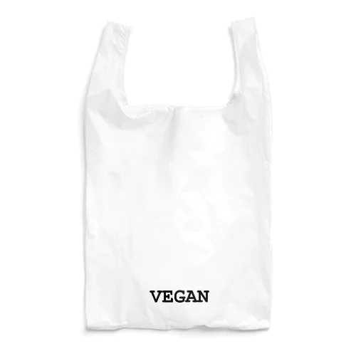 VEGANロゴ（黒） Reusable Bag