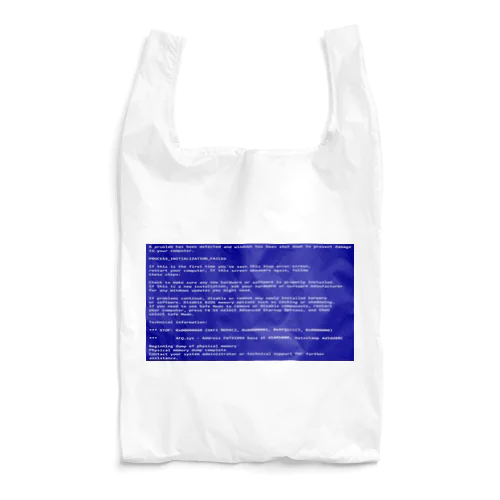 一番コワいヤツ　ブルースクリーン Reusable Bag
