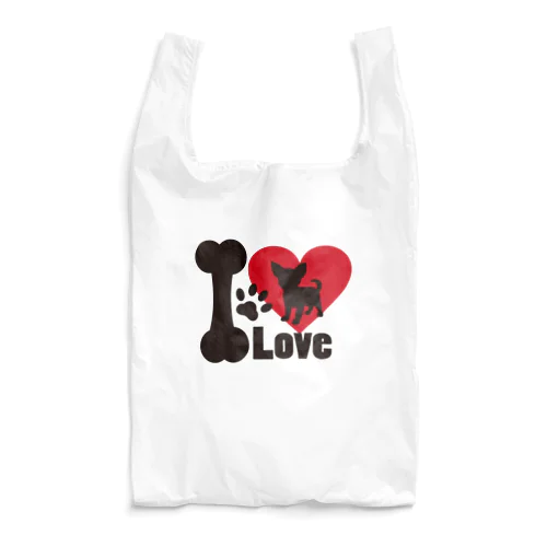 I Loveチワワエコバッグ Reusable Bag