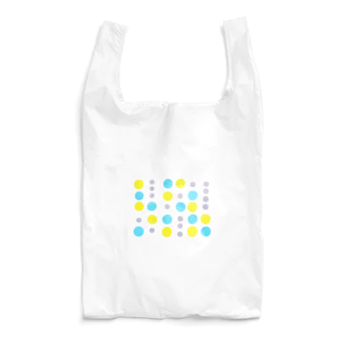 aqua&yellow Dots エコバッグ