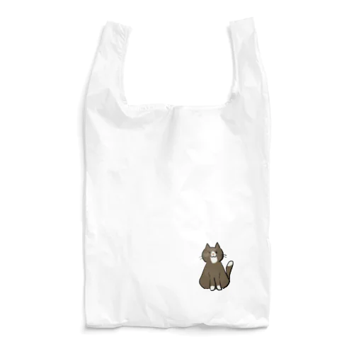 くつ下を履いた柄のニャンコ Reusable Bag