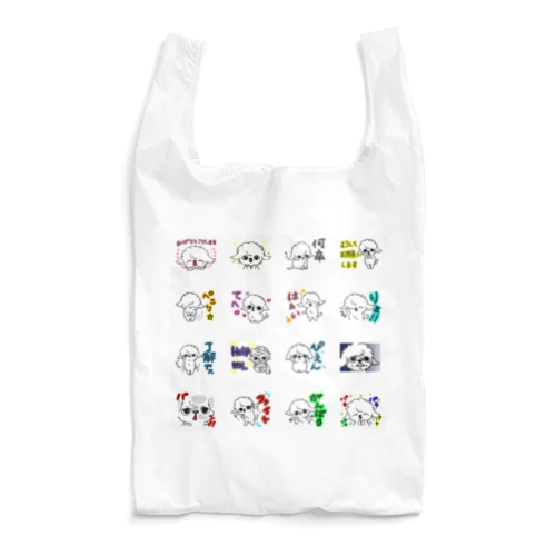 おもちLINEスタンプ柄 Reusable Bag