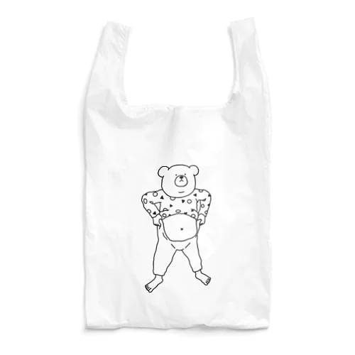 ぽっこりクマ Reusable Bag