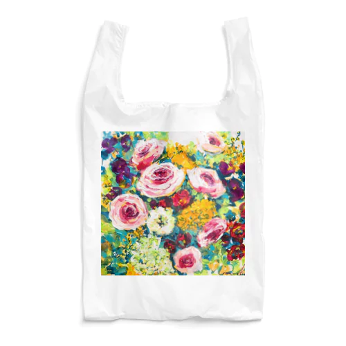 ロマンチックな花たち Reusable Bag