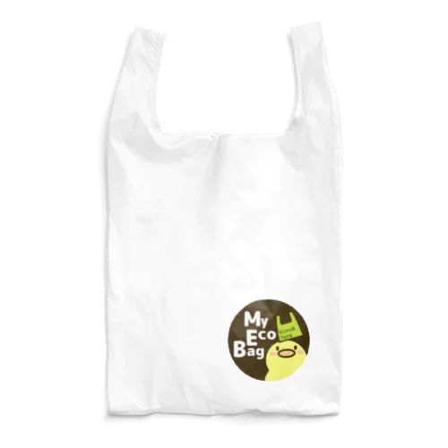 エコバッグぴよのマイエコバッグ(丸ブラウン) Reusable Bag