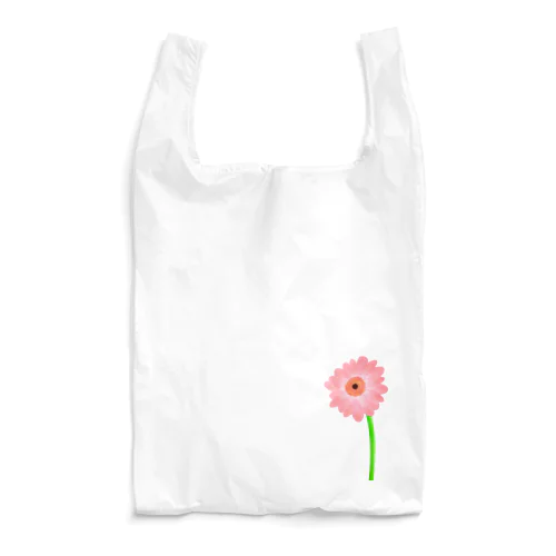 桃色ガーベラ１輪 Reusable Bag