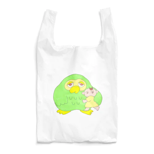 ふくろうさんとべびちゃん。 Reusable Bag