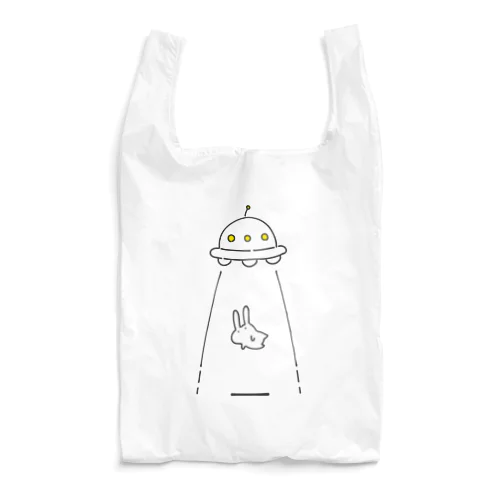 UFOにつれてかれるうさぎ Reusable Bag