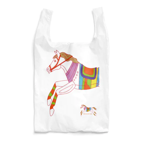 木馬（ホワイト） Reusable Bag