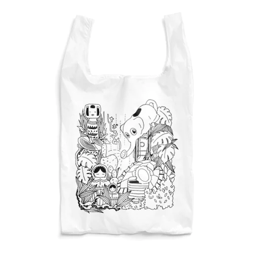 けぱるめ 黒 Reusable Bag