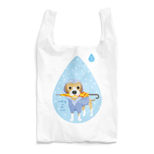 in the rain お迎えだワン！ Reusable Bag