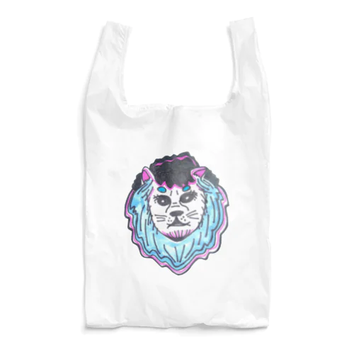 Lion Blue ライオンブルー Reusable Bag