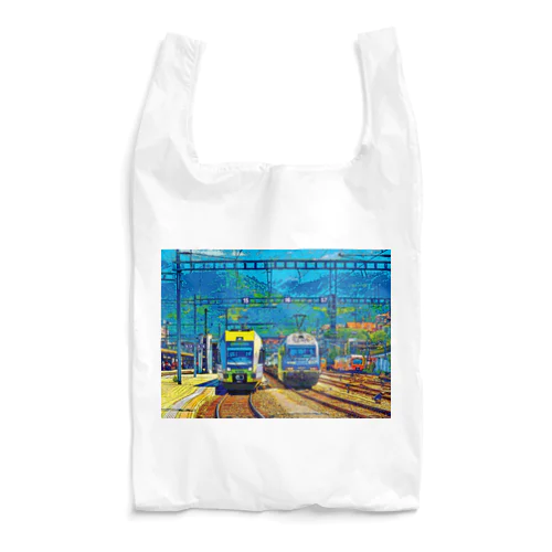 スイス シュピーツの駅 Reusable Bag