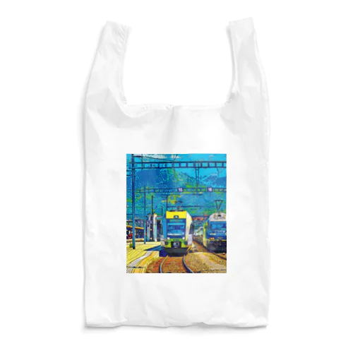 スイス シュピーツの駅 Reusable Bag