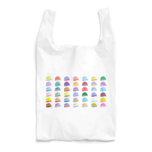 カラフルいっぱいおばけくん Reusable Bag