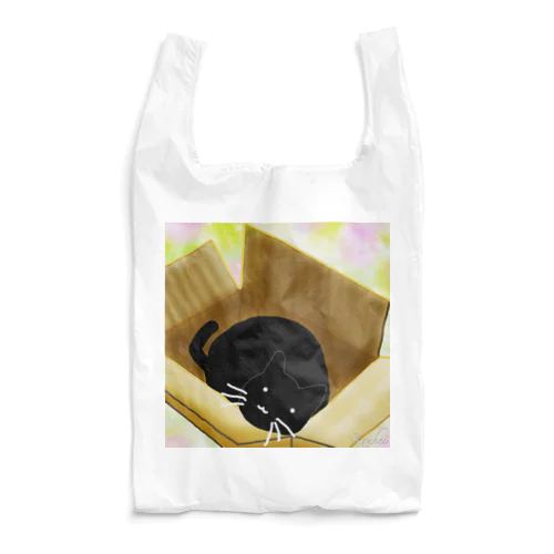 くろねこさんと段ボール Reusable Bag