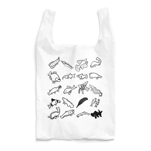 淡水魚整列 Reusable Bag