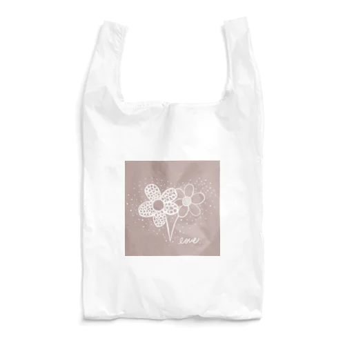 HEARTflower cocoa Reusable Bag