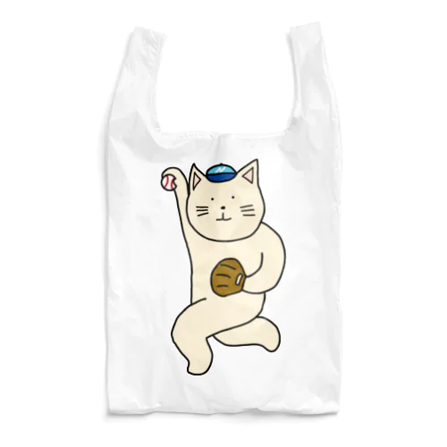 野球ねこ Reusable Bag