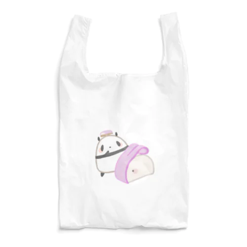 かまぼこが持つポテンシャルにほれぼれするパンダ Reusable Bag