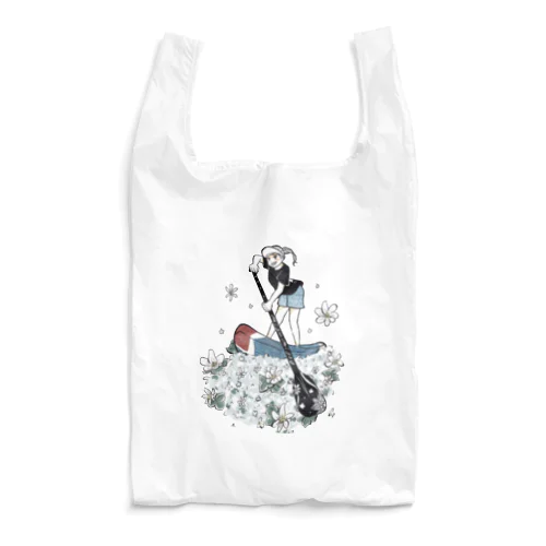 誕生花イラスト_1月11日_ミスミソウ Reusable Bag